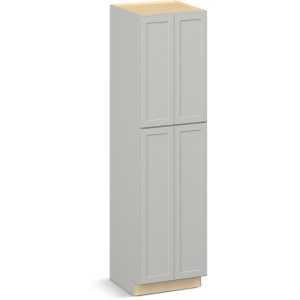 RELIABILT Parkstone II Tall Cabinet, Light Gray, 24" W, 4 Doors, Fully Assembled - 641129 | Lowe's Pro Supply